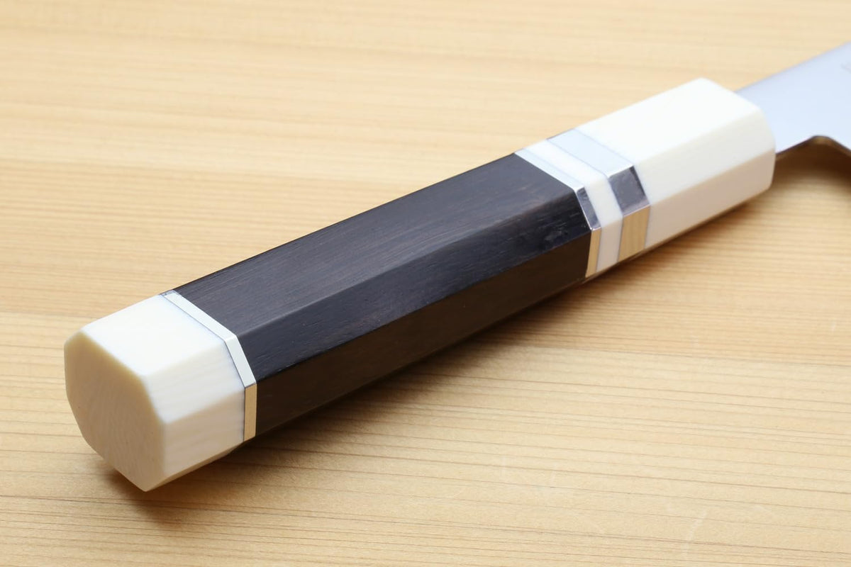 Yoshihiro AUS10 Ice Hardened Stainless Steel Kiritsuke Japanese Chef Knife Rosewood Handle (Blade Length 8.25'' (210mm))