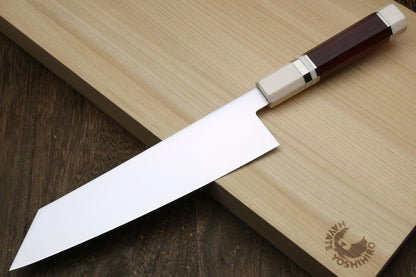 Yoshihiro AUS10 Ice Hardened Stainless Steel Kiritsuke Japanese Chef Knife Rosewood Handle (Blade Length 8.25'' (210mm))