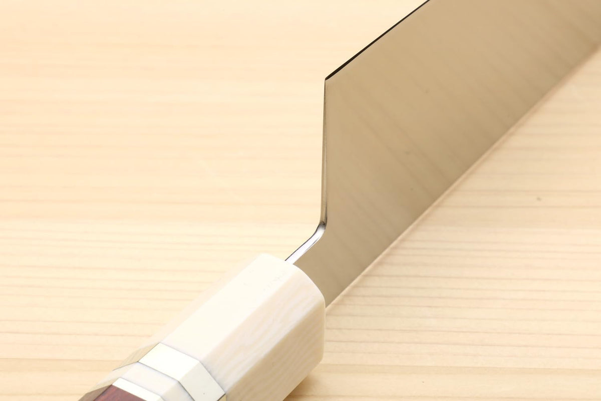 Yoshihiro AUS10 Ice Hardened Stainless Steel Kiritsuke Japanese Chef Knife Rosewood Handle (Blade Length 8.25'' (210mm))