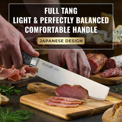 Santoku Knife, 5" Japanese Meat & Vegetable Knife for Chopping