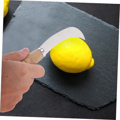 BESTOYARD Curved Pineapple Knife Stainless Steel Fruit Cutter for Peeling Coring and Carving Pineapple Jackfruit and Banana Small Sickle Knife for Kitchen Restaurant 7.08 in