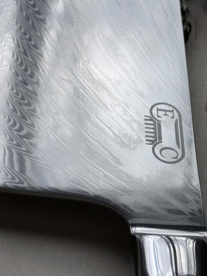 Tidal Blue - 7" Nakiri Knife - Damascus