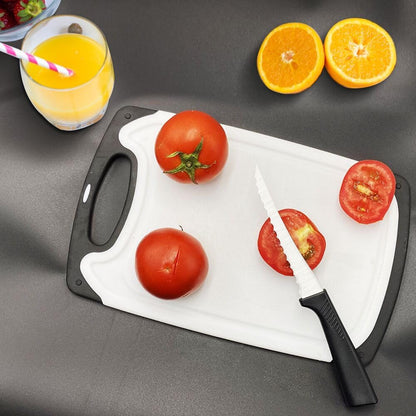 5" Serrated Tomato Knife with Non-slip Handle - German Steel Blade Tomato Slicer| Ultra-Sharp Stainless Steel Kitchen Knife for Slicing Tomatoes, Onions & Soft Fruits | Dishwasher Safe