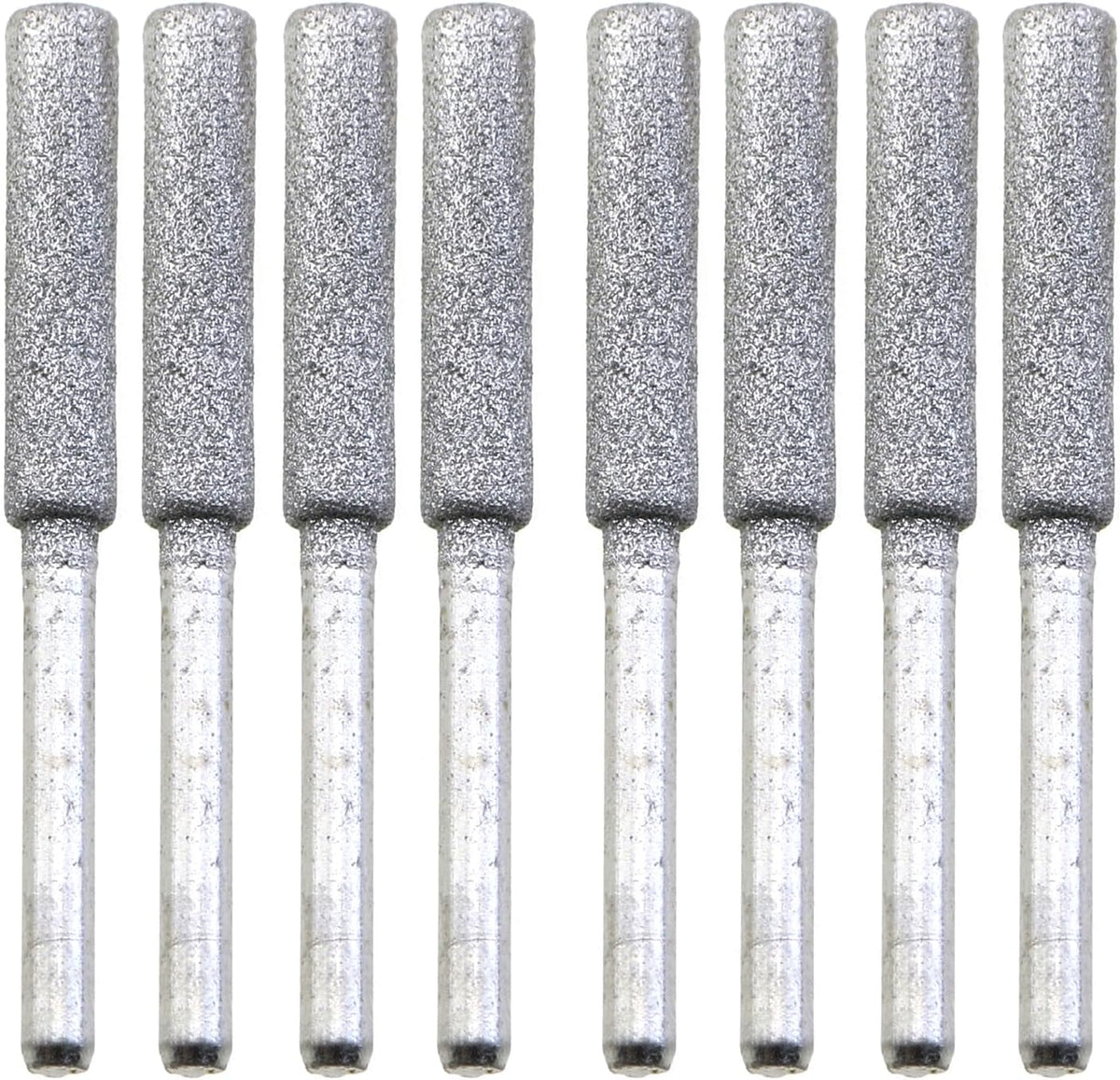 8-Piece Diamond Chainsaw Sharpener Set 3/16" Titanium Coated Sharpening Stones High Hardness Diamond Grinding Wheels for Electric Chainsaw Sharpener (3/16"/4.8mm)