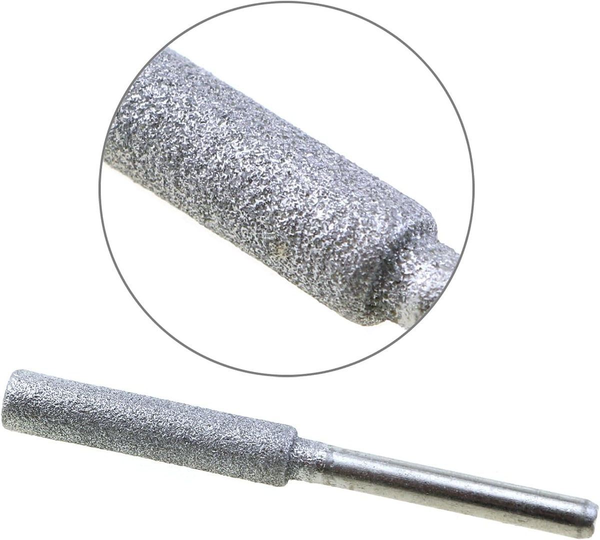 8-Piece Diamond Chainsaw Sharpener Set 3/16" Titanium Coated Sharpening Stones High Hardness Diamond Grinding Wheels for Electric Chainsaw Sharpener (3/16"/4.8mm)