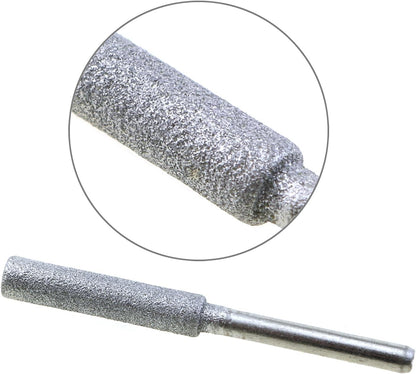 8-Piece Diamond Chainsaw Sharpener Set 3/16" Titanium Coated Sharpening Stones High Hardness Diamond Grinding Wheels for Electric Chainsaw Sharpener (3/16"/4.8mm)