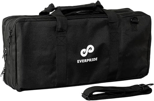 Chef Knife Bag Holds 20 Knives PLUS Large Zippered Compartment for Kitchen Tools – Durable, Large Knife Bag for Chefs – Knives Not Included