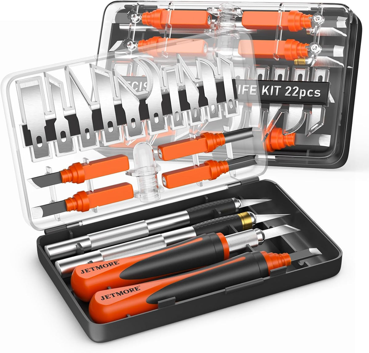 16 Pcs Exacto Knife, Craft Knives with 13 SK5 Steel Blades for Art