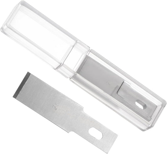 Craft Hobby Blades, #21 Manganese Steel Replacement Cutting Carving Blade Refill Hobby Knife Blades Set with Storage Case - (Applications: for Art Scrapbooking DIY), 100-Pieces