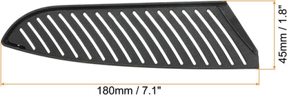 PP Safety Knife Cover Sleeves for 7" Santoku Knife, 2 Pack Knives Edge Guard Blade Protector Universal Knife Sheath for Kitchen Chef Knife, Black