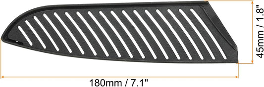 PP Safety Knife Cover Sleeves for 7" Santoku Knife, 2 Pack Knives Edge Guard Blade Protector Universal Knife Sheath for Kitchen Chef Knife, Black