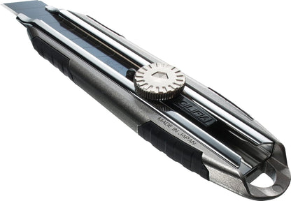 18mm Heavy-Duty Utility Knife (MXP-L) - Multi-Purpose No-Slip Grip Precision Knife w/All Aluminum Handle & Snap-Off Blade, Custom Cutting Depth, Replacement Blades: Any 18mm Blade