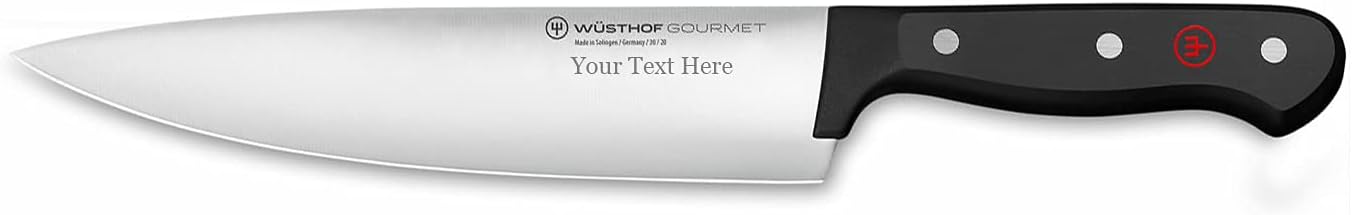 WÜSTHOF Gourmet 2-Piece Chef's Knife Set,Black