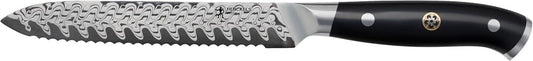 Compass Damascus 5-inch Serrated Utility Knife