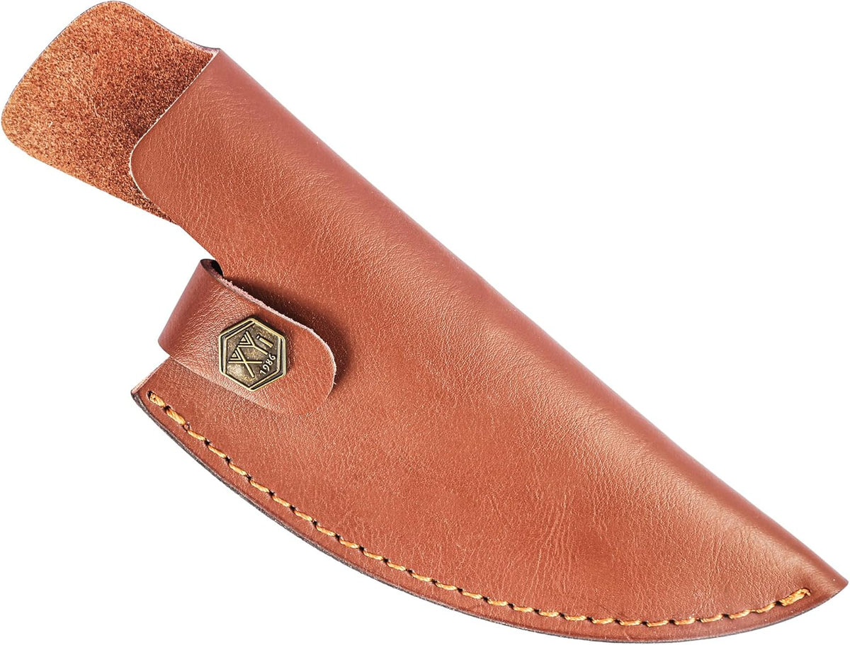Leather Sheath For 6 Inch Boning Knife Edge Guards Blade Protector Cleaver Chef Knives Cover With Loop Belt For Outdoor Camping | Edge Guards Blade Protector, Cleaver Chef Knives Cover, Loop Belt, Outdoor Camping