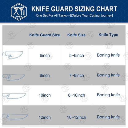 Leather Sheath For 6 Inch Boning Knife Edge Guards Blade Protector Cleaver Chef Knives Cover With Loop Belt For Outdoor Camping | Edge Guards Blade Protector, Cleaver Chef Knives Cover, Loop Belt, Outdoor Camping