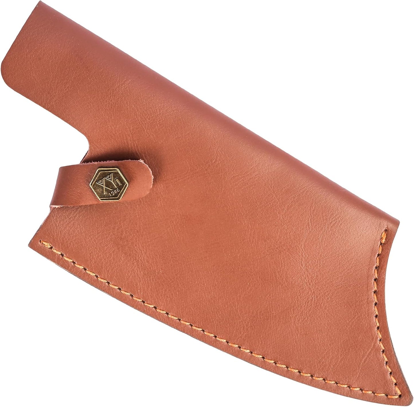 Leather Sheath For 6 Inch Boning Knife Edge Guards Blade Protector Cleaver Chef Knives Cover With Loop Belt For Outdoor Camping | Edge Guards Blade Protector, Cleaver Chef Knives Cover, Loop Belt, Outdoor Camping
