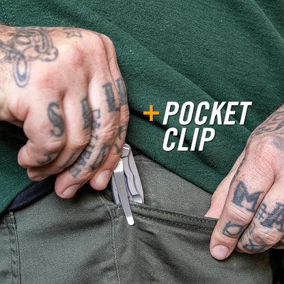 Gear Paraframe Mini Pocket Knife, 2.2" Fine Edge Small EDC Folding Knife with Safety Lock for Everyday Carry, Gifts for Men, Stainless Steel | Stainless steel, EDC knife, safety lock, lightweight open-frame design, everyday carry, gifts for men