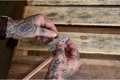 Gear Paraframe Mini Pocket Knife, 2.2" Fine Edge Small EDC Folding Knife with Safety Lock for Everyday Carry, Gifts for Men, Stainless Steel | Stainless steel, EDC knife, safety lock, lightweight open-frame design, everyday carry, gifts for men