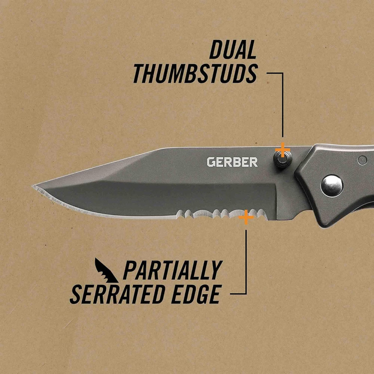 Gear Paraframe Mini Pocket Knife, 2.2" Fine Edge Small EDC Folding Knife with Safety Lock for Everyday Carry, Gifts for Men, Stainless Steel | Stainless steel, EDC knife, safety lock, lightweight open-frame design, everyday carry, gifts for men
