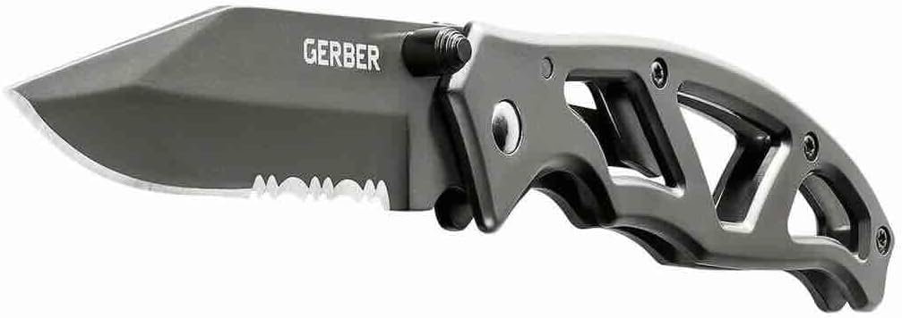 Gear Paraframe Mini Pocket Knife, 2.2" Fine Edge Small EDC Folding Knife with Safety Lock for Everyday Carry, Gifts for Men, Stainless Steel | Stainless steel, EDC knife, safety lock, lightweight open-frame design, everyday carry, gifts for men