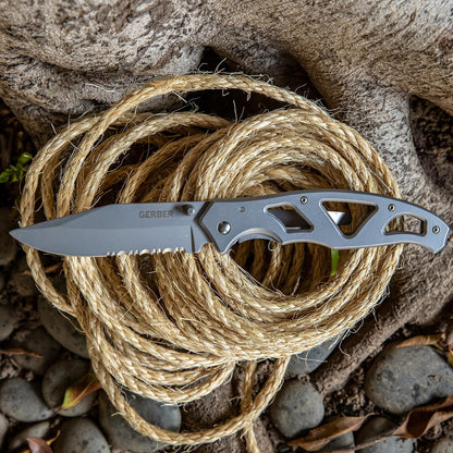 Gear Paraframe Mini Pocket Knife, 2.2" Fine Edge Small EDC Folding Knife with Safety Lock for Everyday Carry, Gifts for Men, Stainless Steel | Stainless steel, EDC knife, safety lock, lightweight open-frame design, everyday carry, gifts for men