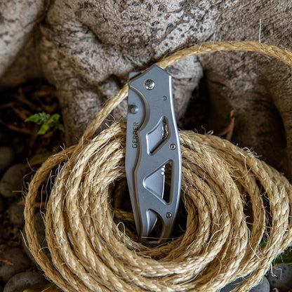Gear Paraframe Mini Pocket Knife, 2.2" Fine Edge Small EDC Folding Knife with Safety Lock for Everyday Carry, Gifts for Men, Stainless Steel | Stainless steel, EDC knife, safety lock, lightweight open-frame design, everyday carry, gifts for men