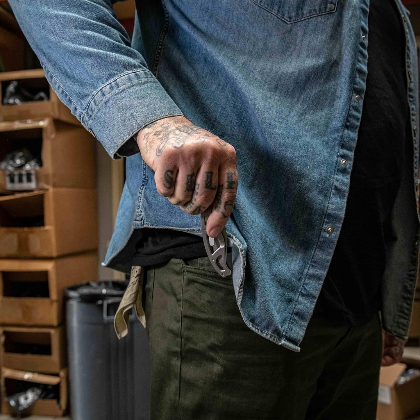 Gear Paraframe Mini Pocket Knife, 2.2" Fine Edge Small EDC Folding Knife with Safety Lock for Everyday Carry, Gifts for Men, Stainless Steel | Stainless steel, EDC knife, safety lock, lightweight open-frame design, everyday carry, gifts for men