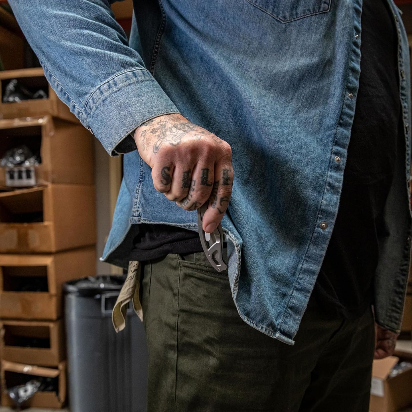 Gear Paraframe Mini Pocket Knife, 2.2" Fine Edge Small EDC Folding Knife with Safety Lock for Everyday Carry, Gifts for Men, Stainless Steel | Stainless steel, EDC knife, safety lock, lightweight open-frame design, everyday carry, gifts for men