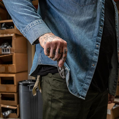 Gear Paraframe Mini Pocket Knife, 2.2" Fine Edge Small EDC Folding Knife with Safety Lock for Everyday Carry, Gifts for Men, Stainless Steel | Stainless steel, EDC knife, safety lock, lightweight open-frame design, everyday carry, gifts for men