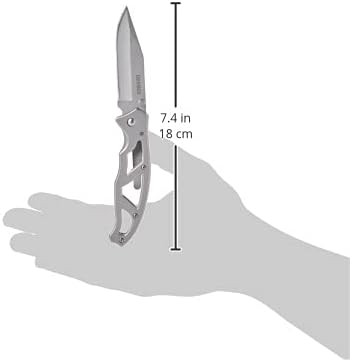 Gear Paraframe Mini Pocket Knife, 2.2" Fine Edge Small EDC Folding Knife with Safety Lock for Everyday Carry, Gifts for Men, Stainless Steel | Stainless steel, EDC knife, safety lock, lightweight open-frame design, everyday carry, gifts for men