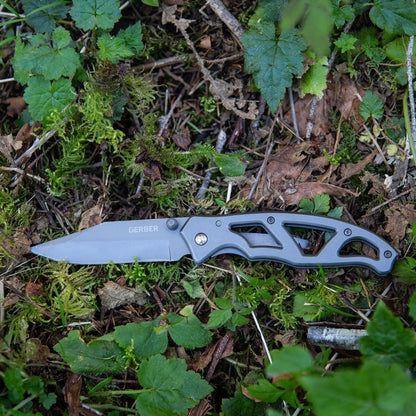 Gear Paraframe Mini Pocket Knife, 2.2" Fine Edge Small EDC Folding Knife with Safety Lock for Everyday Carry, Gifts for Men, Stainless Steel | Stainless steel, EDC knife, safety lock, lightweight open-frame design, everyday carry, gifts for men