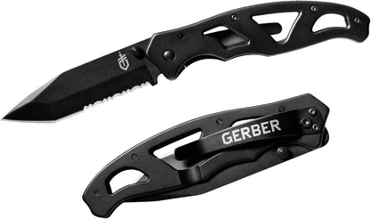 Gear Paraframe Mini Pocket Knife, 2.2" Fine Edge Small EDC Folding Knife with Safety Lock for Everyday Carry, Gifts for Men, Stainless Steel | Stainless steel, EDC knife, safety lock, lightweight open-frame design, everyday carry, gifts for men