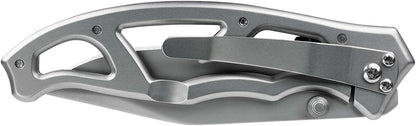 Gear Paraframe Mini Pocket Knife, 2.2" Fine Edge Small EDC Folding Knife with Safety Lock for Everyday Carry, Gifts for Men, Stainless Steel | Stainless steel, EDC knife, safety lock, lightweight open-frame design, everyday carry, gifts for men