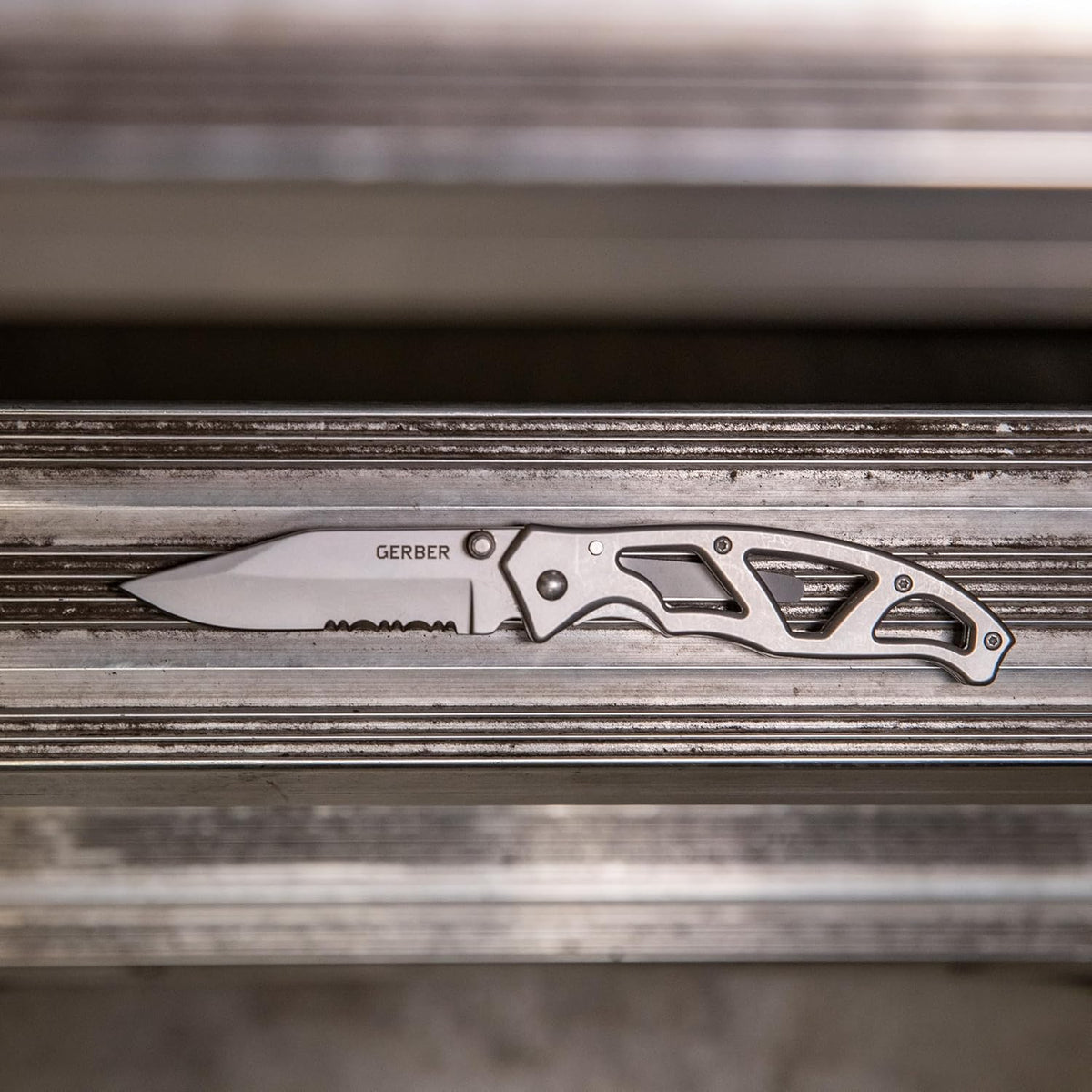 Gear Paraframe Mini Pocket Knife, 2.2" Fine Edge Small EDC Folding Knife with Safety Lock for Everyday Carry, Gifts for Men, Stainless Steel | Stainless steel, EDC knife, safety lock, lightweight open-frame design, everyday carry, gifts for men