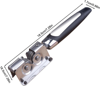 Manual Knives Sharpener - Linear Pull, Hardened Metals Scissor Refiner, Portable Quick Grindings Stone Device, Multi Angle Precision Sharpening Rail | Cutting Aid for Families & Professionals