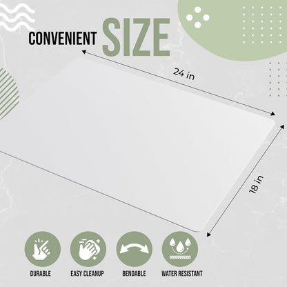 Disposable Cutting Boards for Kitchen 15 Count Black Cutting Board 10 Inch X 13.5 Inch Flexible Cutting Boards For Kitchen ~ Patent Pending ~ Recyclable Disposable Cutting Board Sheets