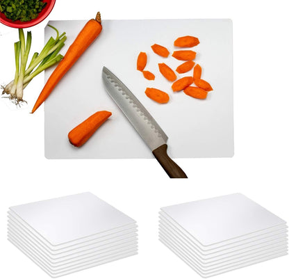 Disposable Cutting Boards for Kitchen 15 Count Black Cutting Board 10 Inch X 13.5 Inch Flexible Cutting Boards For Kitchen ~ Patent Pending ~ Recyclable Disposable Cutting Board Sheets