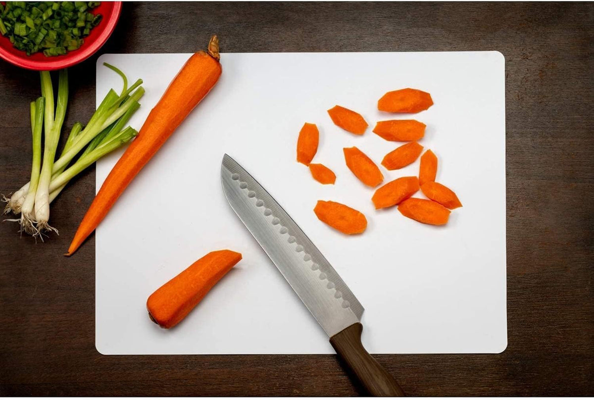 Disposable Cutting Boards for Kitchen 15 Count Black Cutting Board 10 Inch X 13.5 Inch Flexible Cutting Boards For Kitchen ~ Patent Pending ~ Recyclable Disposable Cutting Board Sheets