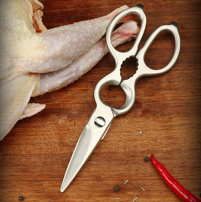 Detachable Kitchen Shears Full-Steel Forged Kitchen Scissors, Satin Finish