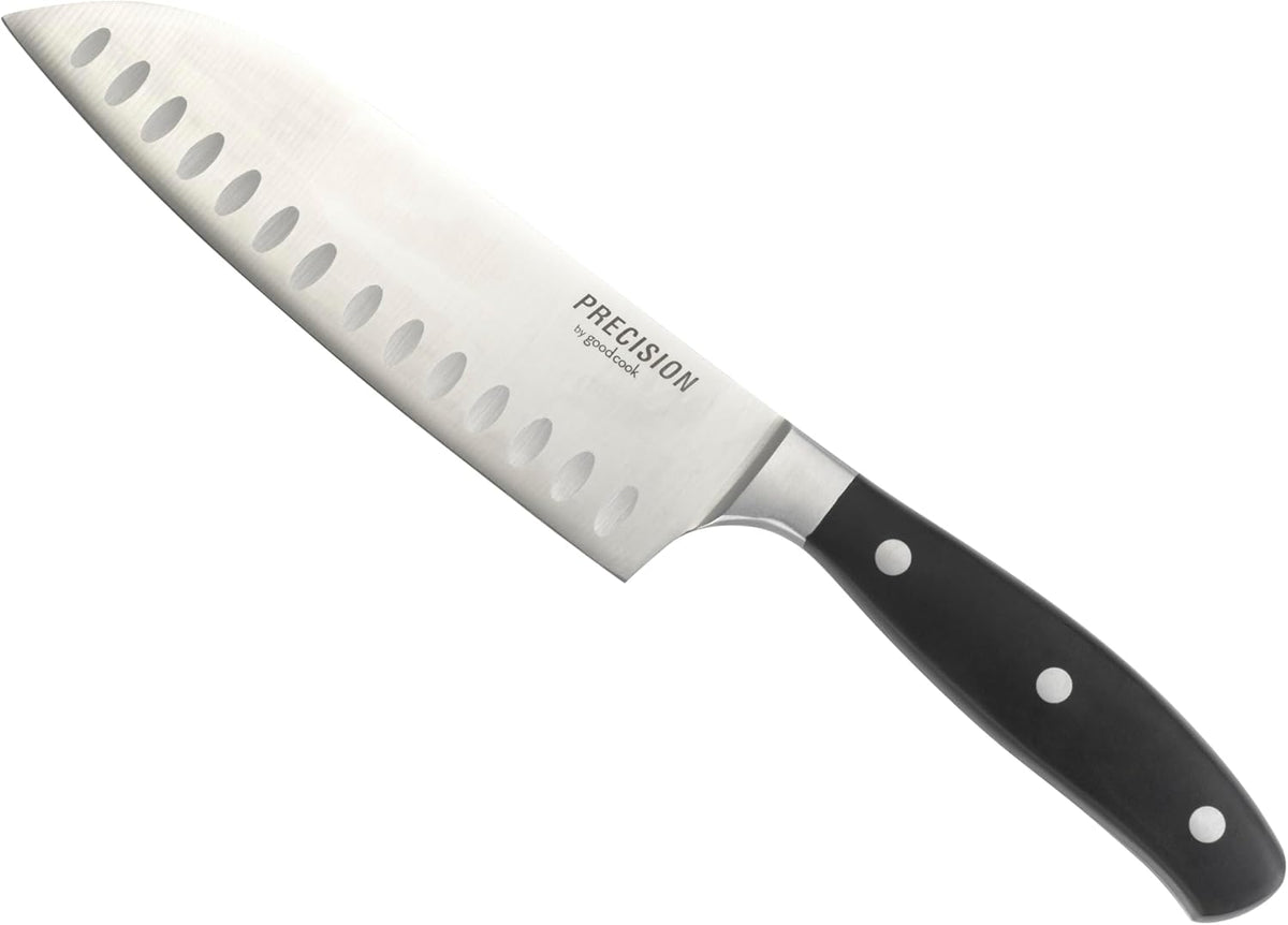 Precision Santoku Knife, 7-Inch, Black