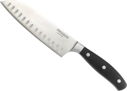Precision Santoku Knife, 7-Inch, Black
