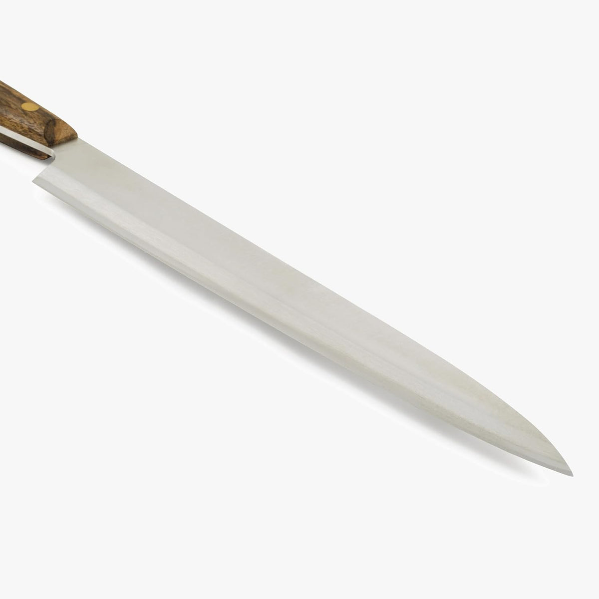 Deba Knife 7 Inch Stainless Steel. Japanese Kitchen Knife for Fish, Meat and Vegetables. Ovengkol Wood Handle 100% natural FSC and 170mm Blade. Series Nordika. Color Brown.