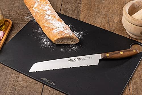Deba Knife 7 Inch Stainless Steel. Japanese Kitchen Knife for Fish, Meat and Vegetables. Ovengkol Wood Handle 100% natural FSC and 170mm Blade. Series Nordika. Color Brown.