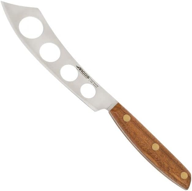 Deba Knife 7 Inch Stainless Steel. Japanese Kitchen Knife for Fish, Meat and Vegetables. Ovengkol Wood Handle 100% natural FSC and 170mm Blade. Series Nordika. Color Brown.