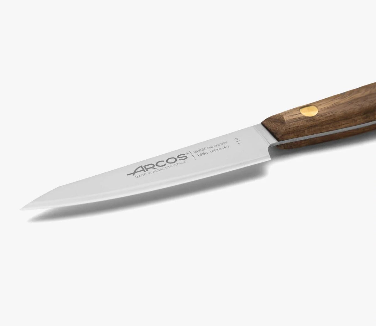 Deba Knife 7 Inch Stainless Steel. Japanese Kitchen Knife for Fish, Meat and Vegetables. Ovengkol Wood Handle 100% natural FSC and 170mm Blade. Series Nordika. Color Brown.