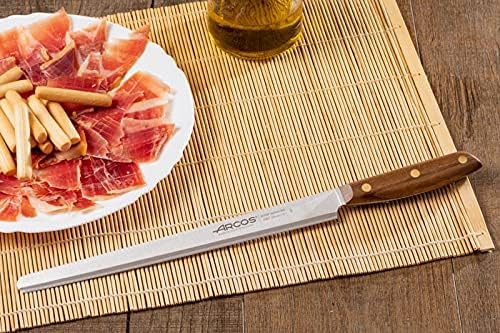 Deba Knife 7 Inch Stainless Steel. Japanese Kitchen Knife for Fish, Meat and Vegetables. Ovengkol Wood Handle 100% natural FSC and 170mm Blade. Series Nordika. Color Brown.
