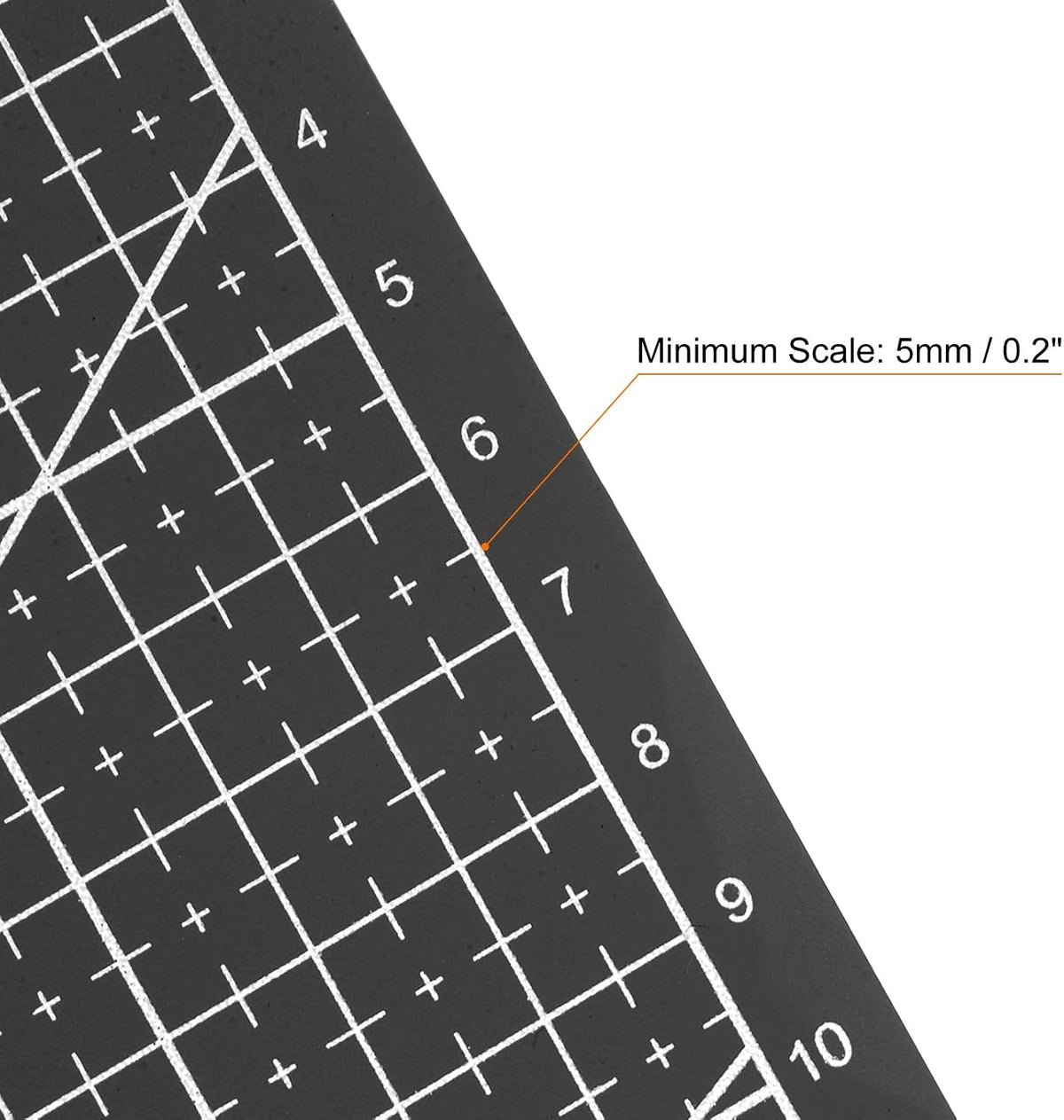 A5 Self-Healing Cutting Mat 9"x6" Craft Cutting Board for DIY Art Work Sewing Cutting, Black