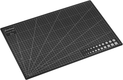A5 Self-Healing Cutting Mat 9"x6" Craft Cutting Board for DIY Art Work Sewing Cutting, Black