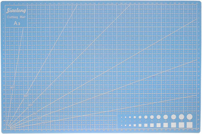 A5 Self-Healing Cutting Mat 9"x6" Craft Cutting Board for DIY Art Work Sewing Cutting, Black